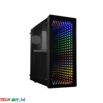 Raidmax Galaxy Argb LED Gpu 355MM Atx|micro Atx|mini Itx Gaming Chassis Black End Of Life