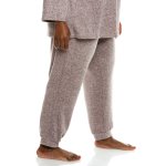 Donnay Plus Size Cut & Sew Pant - Dusty Pink