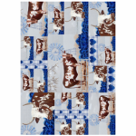 Blue Nguni A3 Sticker Sheet