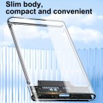 UGreen Type-c Transparent Mobile Hard Drive Case 2.5-INCH Sata To USB 3.1 Laptop Desktop External Case Mechanical Solid State SS