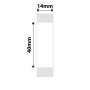 NB431 - NIIMBOT - B18 / N1 - 14X40MM - 60 WHITE IRON ON LABELS
