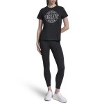 Collegiate Medallion Logo Tee -black