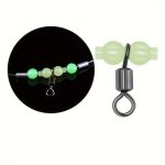 10PCS 50PCS 3-WAY Fishing Swivels T-shaped Fishing Line Connectors Luminous Fishing Swivels Outdoor Fishing Tackle
