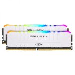 Ballistix Rgb 32GBKIT 2X16GB DDR4 3200MHZ Desktop Gaming Memory – White