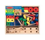 melissa wooden construction building set - in a box