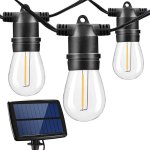 10 LED Vintage Solar String Lights - 10M 11 Bulbs