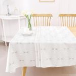 Majestic Giftware Velvet Tablecloths For Rectangle Tables 60 90 - TC1408 Gold Infinity Print Hem Stitch Dining Table Cover Decor