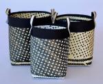 Black & White Assorted Baskets