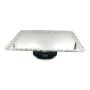 Cake Stand Mirror With Diamante Border On Roataing Stand 36X27X10CM