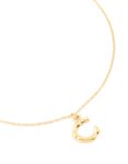 Waterproof Gold Plated Stainless Steel Cubic Zirconia Pav Starfish Pendant Necklace