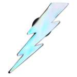 Iridescent Lightning Bolt Jibbitz - Multi Osfa