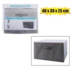Storage Box Non-woven Pl-lid 40X30X25CM