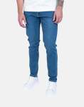 Essential Mid Wash Slim Tapered Jeans - W42 L32 Blue
