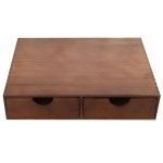 Wooden Coffee Pod Storage Drawer Tea And Coffee Capsule Organizer For Offic