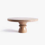 Cake Stand - Oak - Short