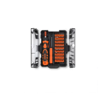 Ashcomonline Portable Ratchet Handle Screwdriver Set Tool Kit Ratchet