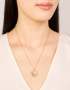 Goldair Gold Plated Cubic Zirconia Heart Locket Necklace