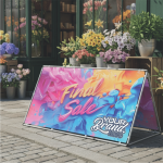 A-frame Skin Only 2 Panel Print 2 X 1M