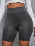 High Waist Short Length Skinny Leggings Casual Every Day Stretchy Leggings Women's Clothing