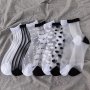 4/8 Pairs Thin Transparent Casual Socks Comfy & Breathable Mid Tube Socks Women's Stockings & Hosiery