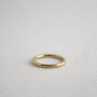 Sterling Silver Bands With 18KT Gold Guilding - Qty 3 - L