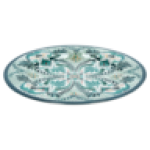 Melamine Mix Blue Plate 26CM