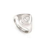 Silver Domina Drop Ring - 15