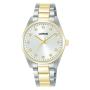 LORUS Ladies 2-TONE Silver Dial Watch