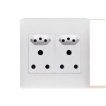 Apollo Socket 2X16A + 2XNEW Slim Wht