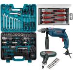 Bosch Bort - Mechanics Diy Hand Tool Set - 90 Piece With Accessories