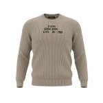Raw Stencil Gr Loose Sweater Elep