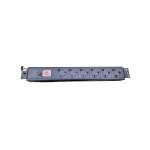 Zone Enclosures 6-WAY 2M Hard Wire Lead Metal Black Pdu