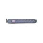 Enclosures 6-WAY 2M Hard Wire Lead Metal Black Pdu