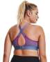Women's Ua Infinity Mid Run Sports Bra - Mineral BLUE-470 / XL
