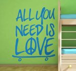All You Need Is Love Wall Sticker