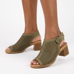 Indra Heel - Olive - 8