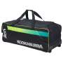 Kookaburra Pro 2.0 Wheelie Bag Black/lime