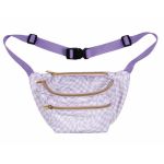 - Moon Bag - Purple Checked