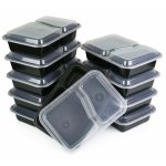 Mykitchen 2-COMPARTMENT Meal Prep Container Set