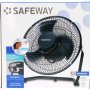 Safeway 23CM High Velocity Metal Floor Fan