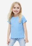 Ribbed Top - Light Blue