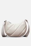 Calvin Klein Quilted Crescent Crossbody Bag - Eggshell