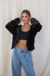 Vegan Faux Fur Jacket - Large