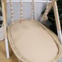 Fitted Sheet For Changing Basket Beige