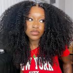 Isee Wear And Go Glueless Wig Afro Kinky Curly Lace Front Wigs Human Hair 7X5 HD Lace Afro Curly Wigs For Women Lace Pre