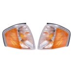 1PAIR Front Corner Light Turn Signal Lamp Amber Lights Compatible With Bmw
