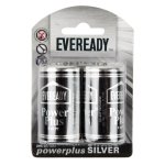 Eveready Battery Powerplus Silver Zinc D 2 Pack Livestainable