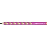 Stabilo Easygraph Ergonomic Right Handed Hb Pencil Box 12 Pink