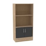 Bookshelf With 2 Cupboards MW1260