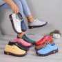 Women's Solid Color Casual Sneakers Slip On Soft Sole Platform Low-top Shoes Lightweight Non-slip Daily Shoes For Koningsdag/king's Day